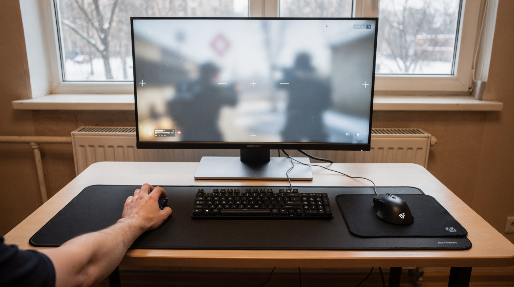 Как размер коврика для мыши влияет на аим в CS:GO и Valorant