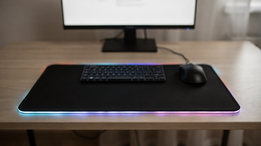 Коврики с RGB-подсветкой: влияние на концентрацию и усталость глаз