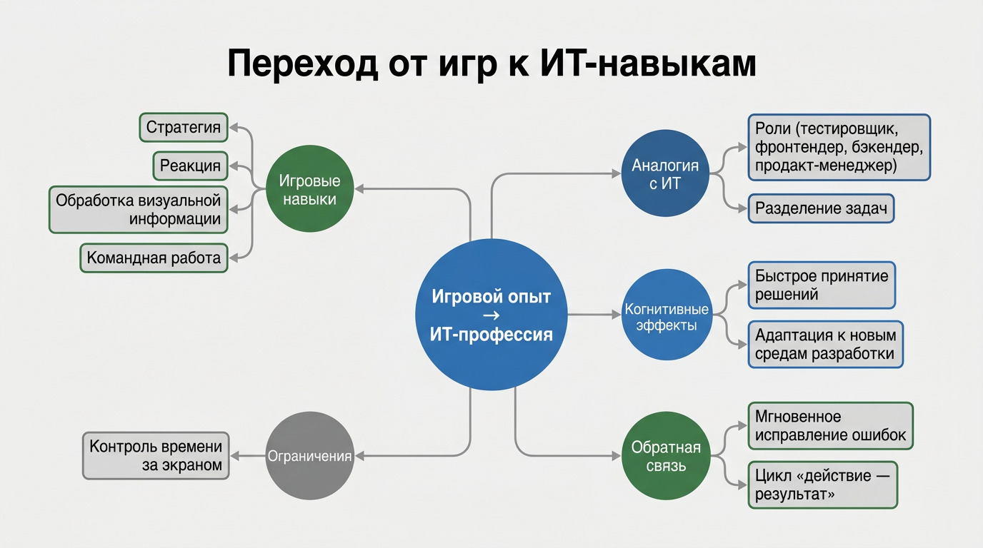 Переход от игр к ИТ-навыкам